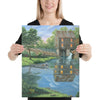 Laurel Mill rustic wall art 16x20 by Kim Hight