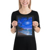 Tropical Moonlight framed art print 8x10 by Kim Hight
