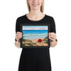 Crimson Umbrella framed art prints 8x10 by Kim Hight