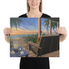 Jimmy's Place painting of the ocean 16x20 by Kim Hight