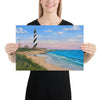 Cape Hatteras lighthouse painting 12x18 by Kim Hight