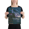 Beacon of Hope lighthouse painting 16x12 by Kim Hight