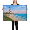 Cape Hatteras framed art 24x36 by Kim Hight