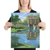 Laurel Mill countryside painting 16x20 by Kim Hight