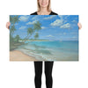 Blue Paradise beach wall art 24x36 by Kim Hight