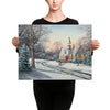 The Old Schoolhouse rustic wall art 18x24 by Kim Hight