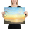 Golden Sunset beach wall art 16x20 by Kim Hight