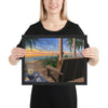 Jimmy's Place framed artwork 12x16 by Kim Hight