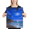 Tropical Moonlight beach wall art 16x20 by Kim Hight