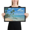 Blue Paradise beach wall art 12x18 by Kim Hight