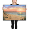 Pier 19 framed art 24x36 by Kim Hight