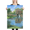 Laurel Mill rustic wall art 24x36 by Kim Hight