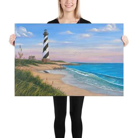 Cape Hatteras painting of the ocean 24x36 by Kim Hight