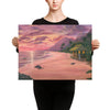 Tropical Hideaway beach print on canvas 18x24 by Kim Hight