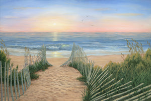 "Coastal Sunrise" - Art by Kim Hight