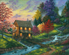 Autumn at the Mill country art Art by Kim Hight