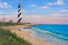 Cape Hatteras ocean painting on canvas by Kim Hight