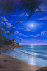 Tropical Moonlight beach wall art by Kim Hight