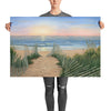 Coastal Sunrise beach wall art 24x36 by Kim Hight