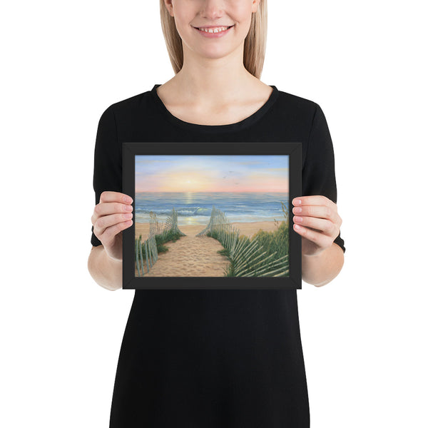 Coastal Sunrise framed art prints 8x10 by Kim Hight