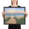 Coastal Sunrise framed art prints 16x20 by Kim Hight
