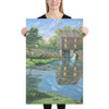Laurel Mill giclee on canvas print 24x36 by Kim Hight