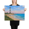Cape Hatteras lighthouse painting 18x24 by Kim Hight