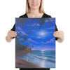Tropical Moonlight giclee on canvas print 16x20 by Kim Hight