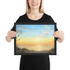 Golden Sunset framed artwork 12x16 by Kim Hight