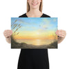 Golden Sunset beach art print 12x18 by Kim Hight