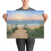 Coastal Sunrise beach wall art 18x24 by Kim Hight