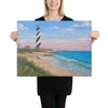 Cape Hatteras coastal art on canvas 18x24 by Kim Hight