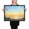 Golden Sunset framed art prints 18x24 by Kim Hight