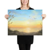 Golden Sunset beach wall art 18x24 by Kim Hight